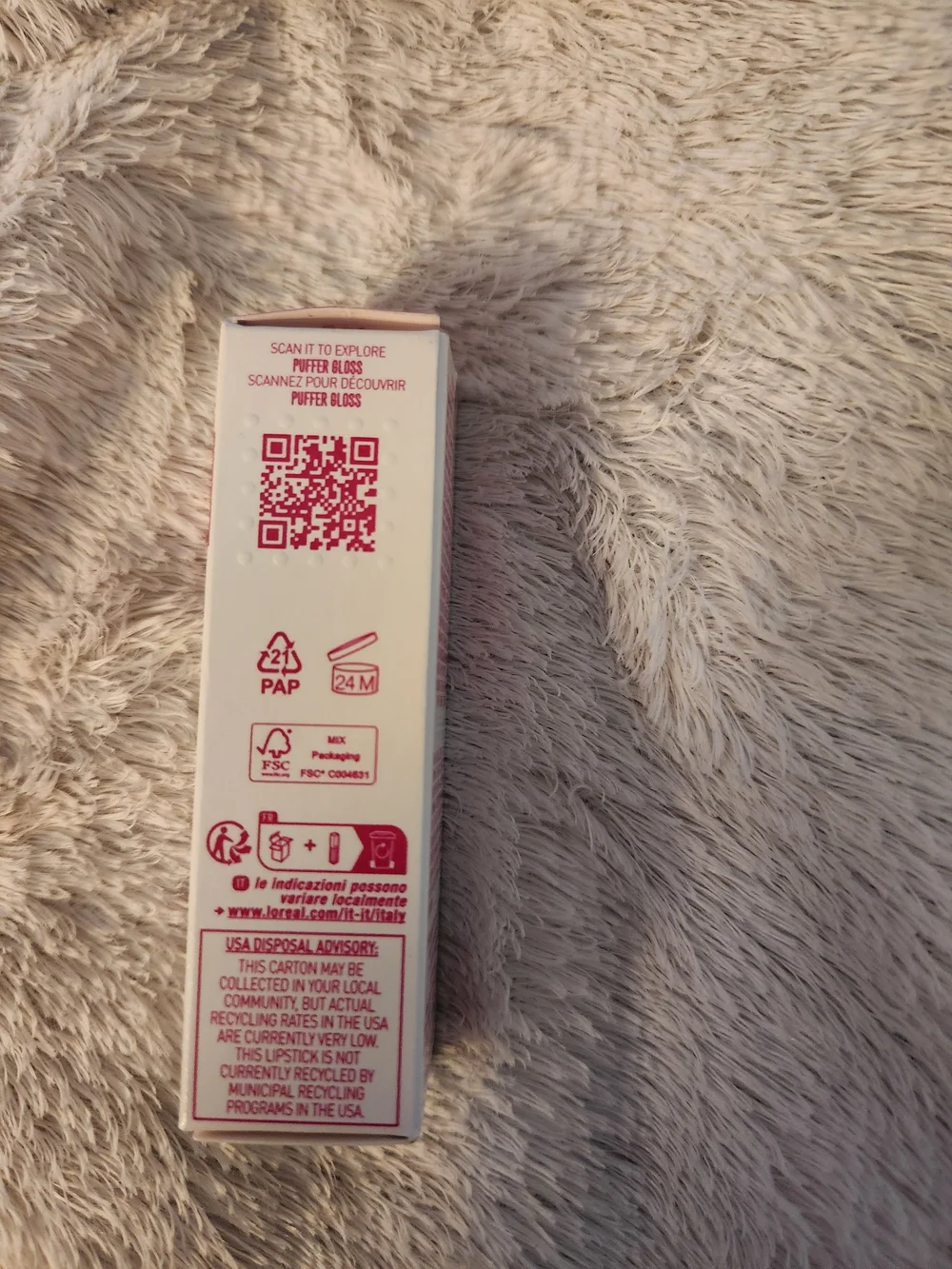 Valentino Puffer Shimmer Lip Gloss - 122A WARM IT UP